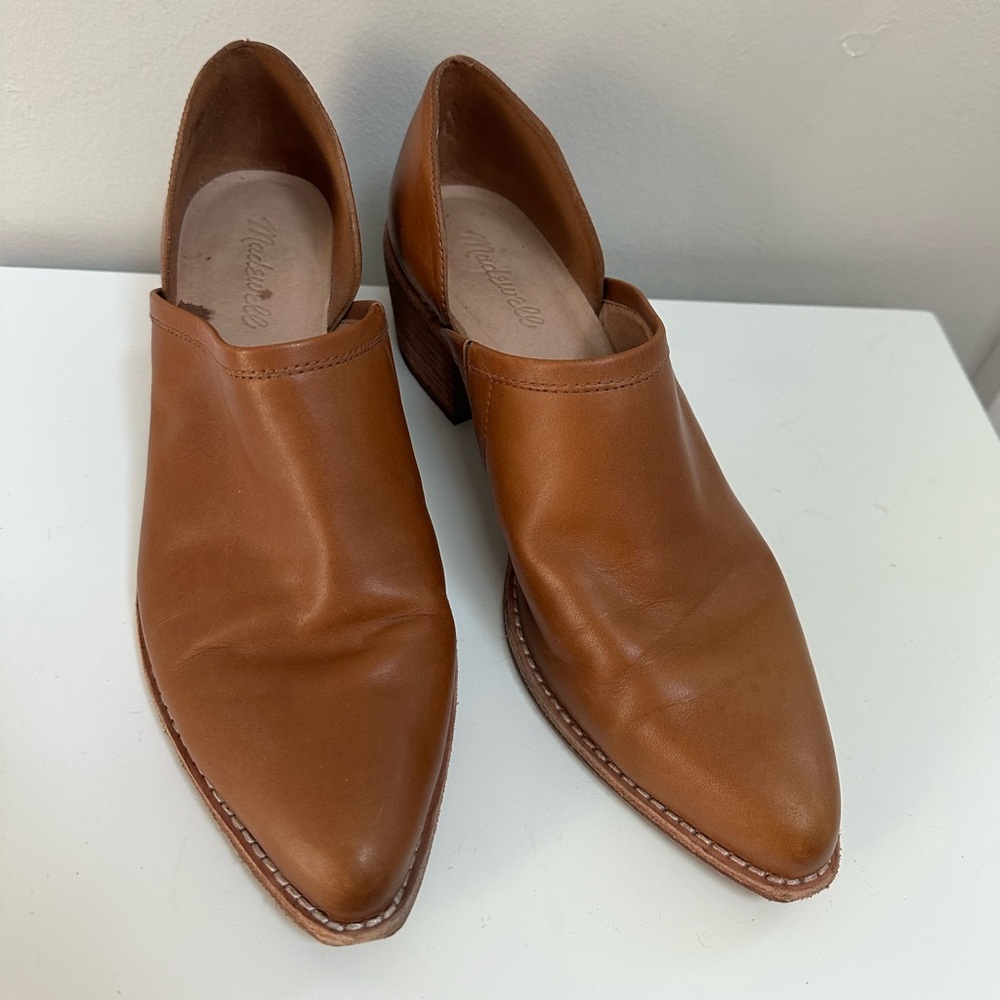 Madewell Tan Leather Loafers